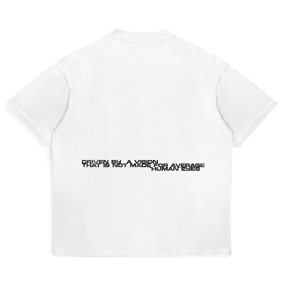White Tshirt back Nightriders Collection
